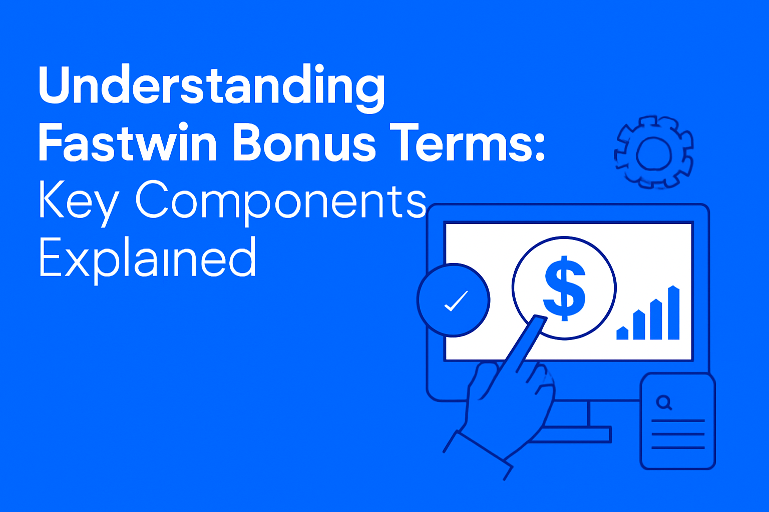 An informational scene showcasing the Fastwin User Guidelines with clear text.