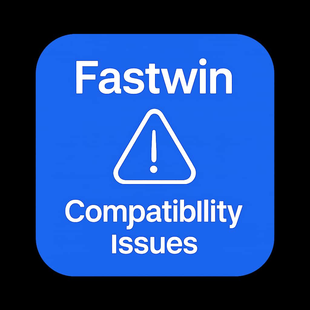 Icon representing Fastwin Compatibility Issues as a support resource.