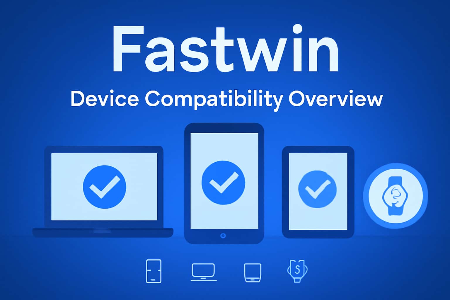 Visual representation of Fastwin Device Compatibility Overview with a focus on device compatibility.