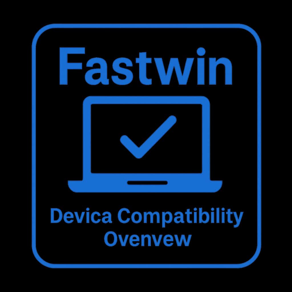 Icon representing Fastwin Device Compatibility Overview.