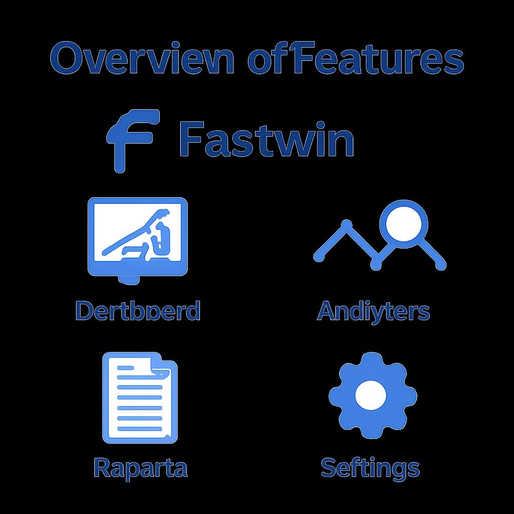 An educational diagram illustrating Fastwin features.