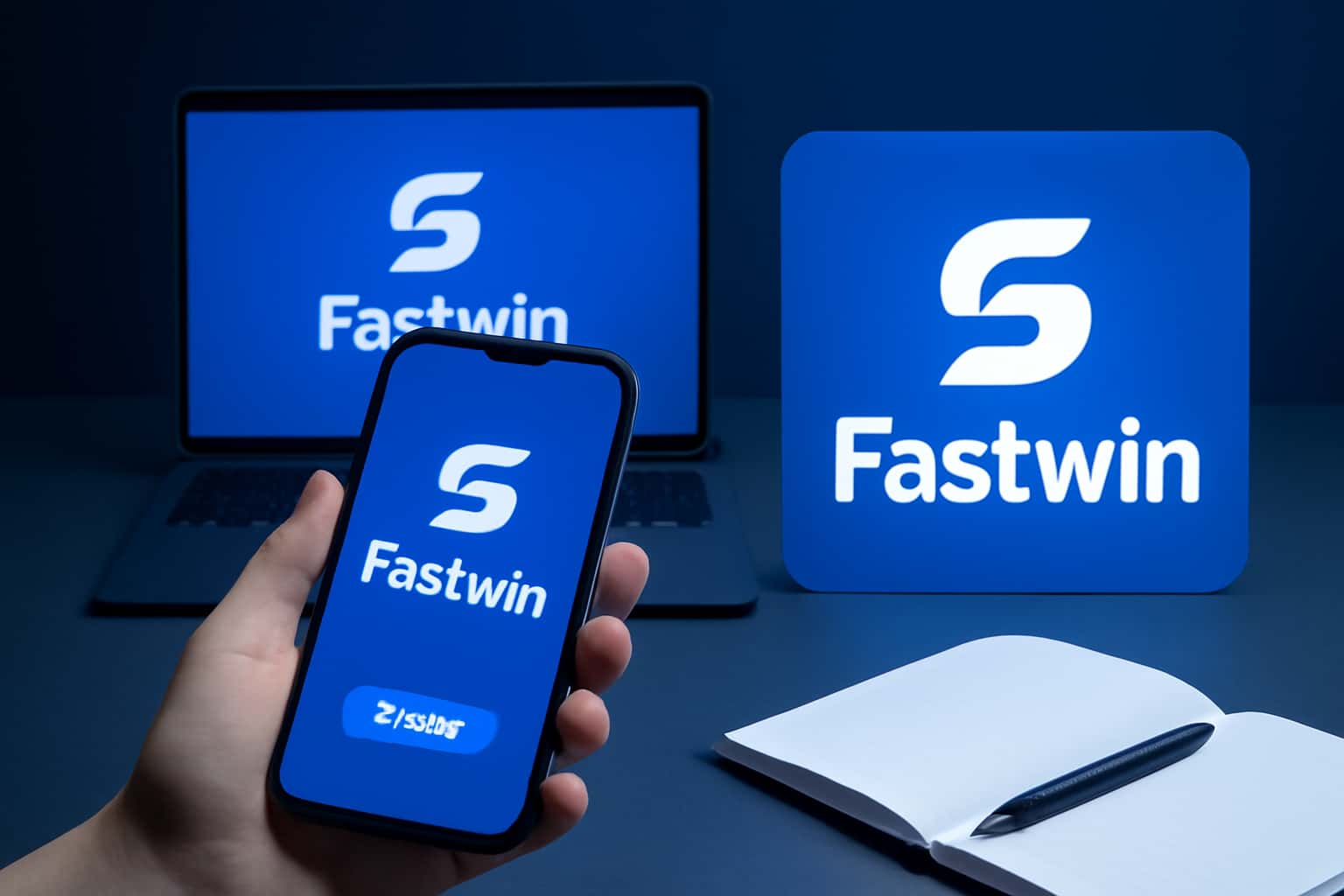 Informational image about installing Fastwin on a mobile device