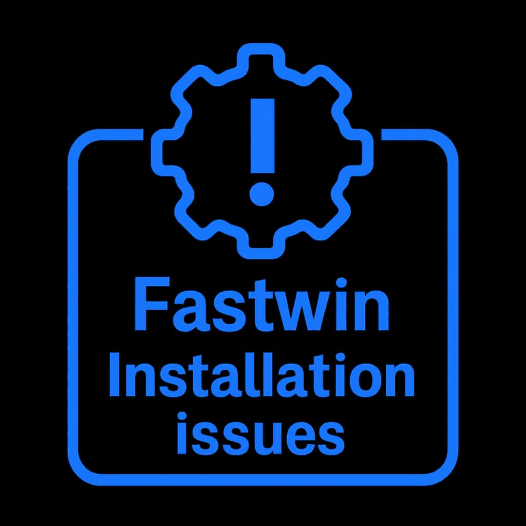 Icon representing Fastwin Installation Issues guide.
