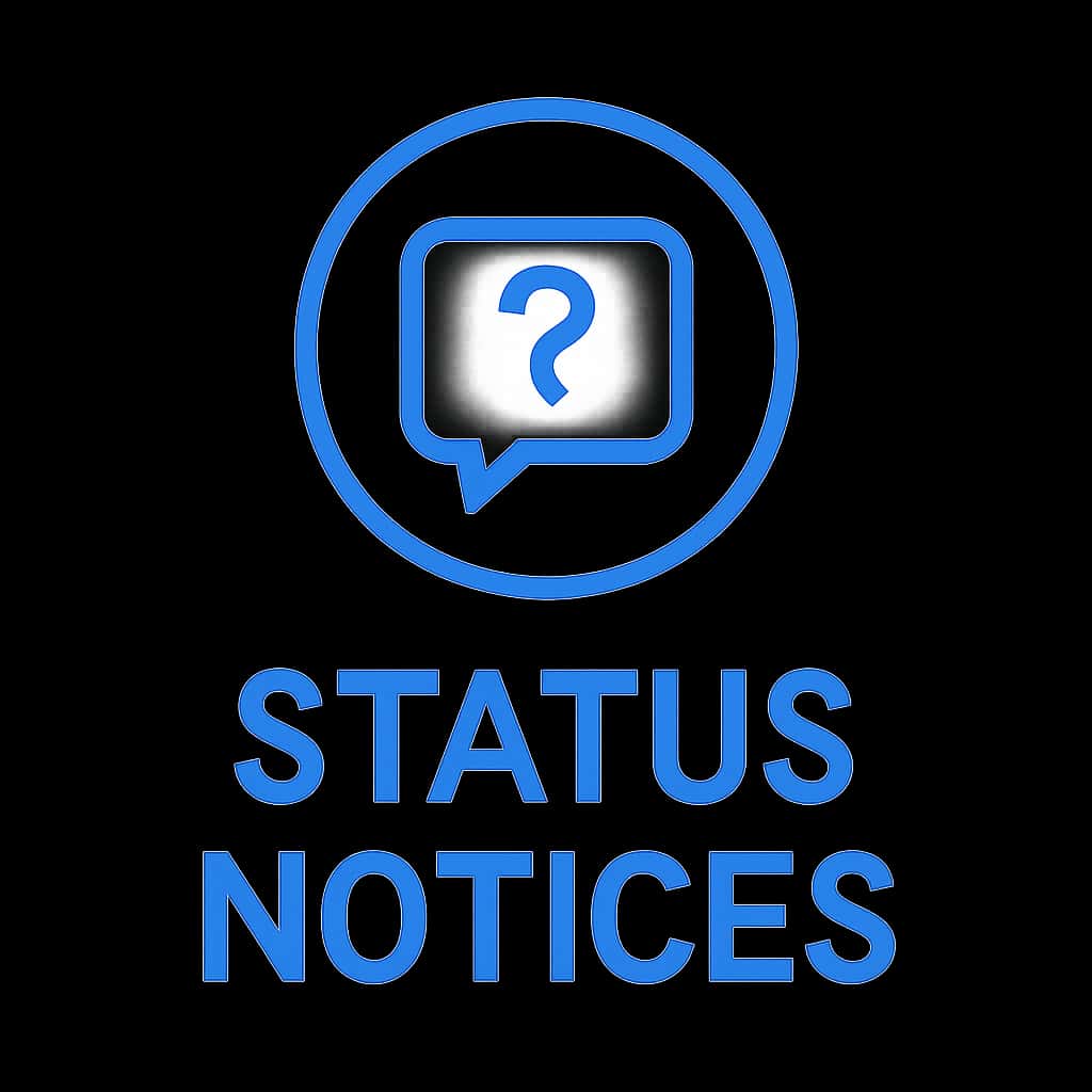 An icon representing Fastwin Status Notices.